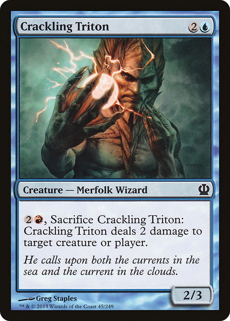 Theros - (THS-045) - Crackling Triton