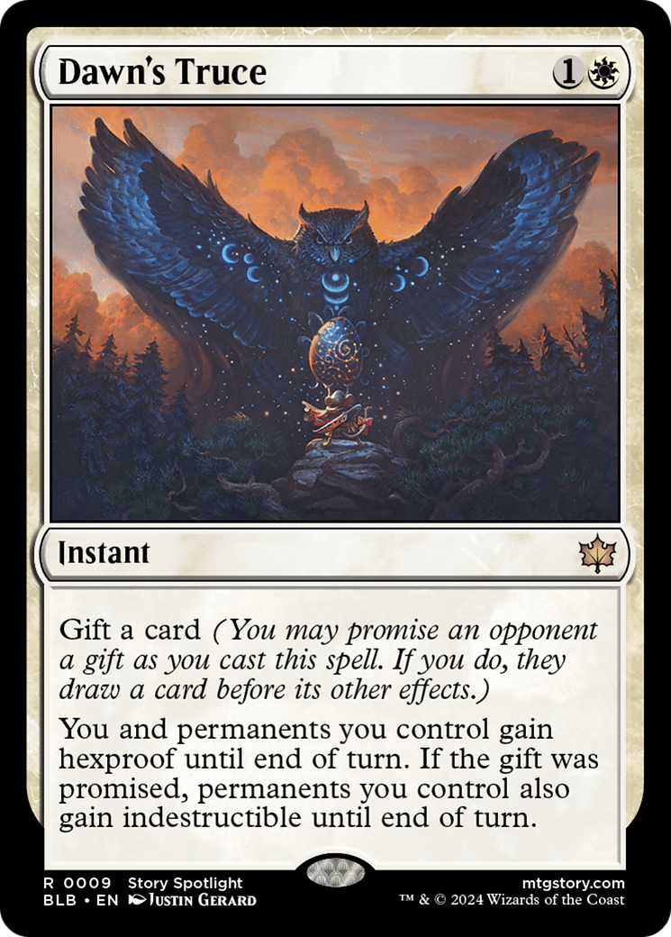 Bloomburrow - (BLB-009) - Dawn's Truce Foil