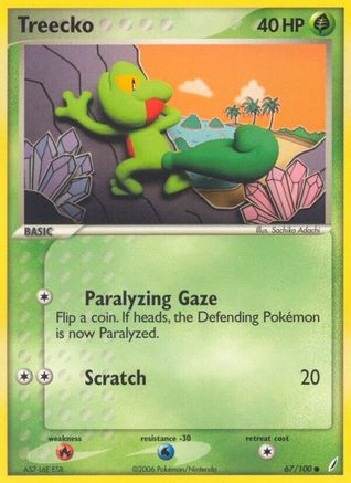 Crystal Guardians 067 Treecko - Common