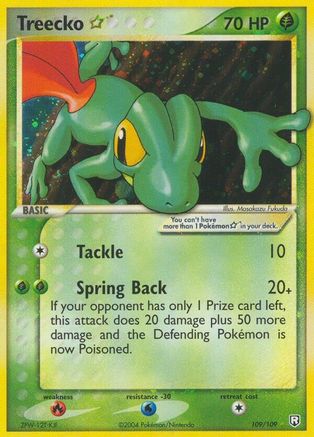 Team Rocket Returns 109 Treecko Star - Holofoil - Ultra Rare