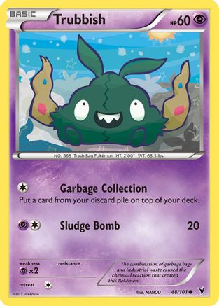 Noble Victories 048/101 Trubbish - Reverse Holofoil - Common