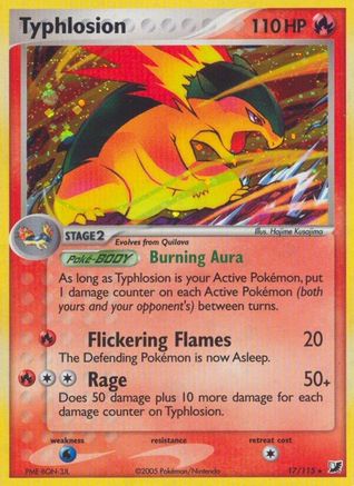 Unseen Forces Typhlosion - Reverse Holofoil - Holo Rare
