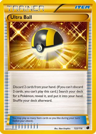 Plasma Freeze 122 Ultra Ball - Holofoil - Secret Rare