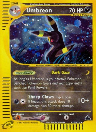Skyridge H30 Umbreon (H30) - Holofoil - Holo Rare