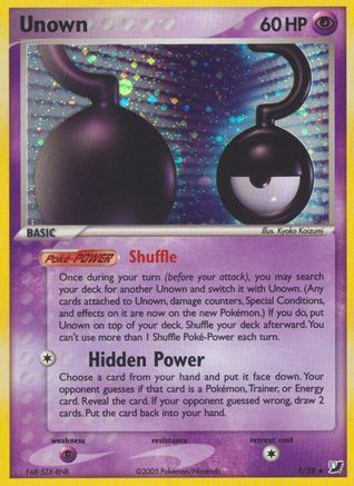Unseen Forces Unown (?) - Holofoil - Holo Rare
