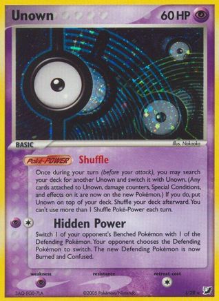 Unseen Forces Unown (I) - Holofoil - Holo Rare