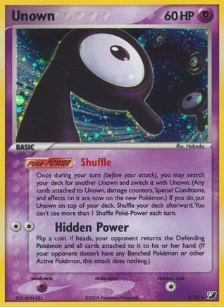 Unseen Forces Unown (R) - Holofoil - Holo Rare