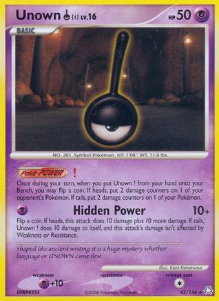 Legends Awakened Unown (!) - Reverse Holofoil - Rare