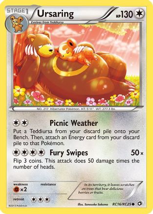 Legendary Treasures Radiant Collection RC16/RC25 Ursaring - Holofoil - Common