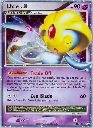Legends Awakened Uxie LV.X - Holofoil - Ultra Rare