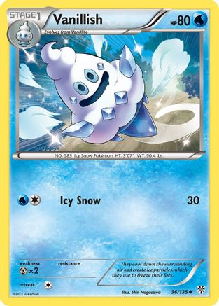 Plasma Storm 036 Vanillish - Reverse Holofoil - Uncommon