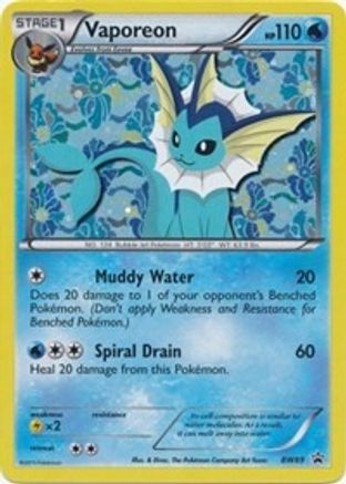 Black and White Promos BW89 Vaporeon - Holofoil - Promo