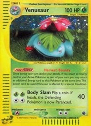 Expedition 030 Venusaur (30) - Reverse Holofoil - Holo Rare