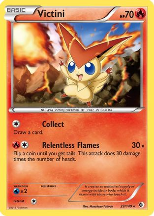 Boundaries Crossed 023 Victini - Rare