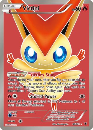 Noble Victories 098 Victini (98 Full Art) - Holofoil - Ultra Rare