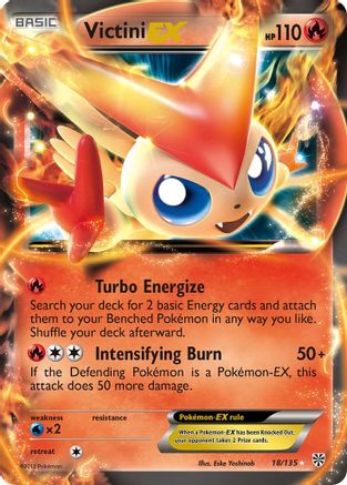 Plasma Storm 018 Victini EX - Holofoil - Ultra Rare
