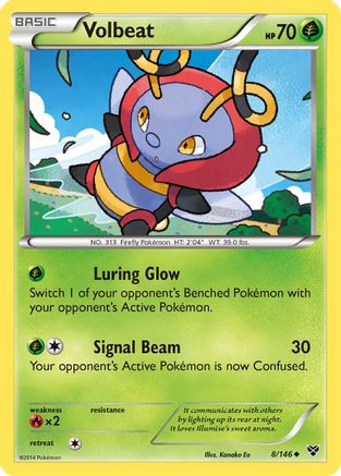 XY Base Set 008 Volbeat - Uncommon
