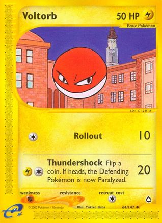 Aquapolis 064 Voltorb (64) - Uncommon