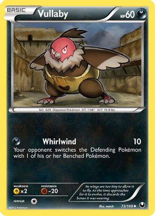 Dark Explorers 073 Vullaby - Reverse Holofoil - Uncommon