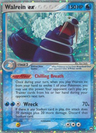 Power Keepers Walrein ex - Holofoil - Ultra Rare