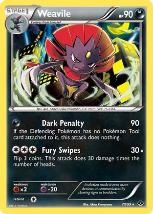 Next Destinies 070 Weavile - Rare