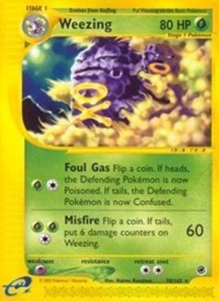 Expedition 070/165 Weezing (70) - Reverse Holofoil - Rare