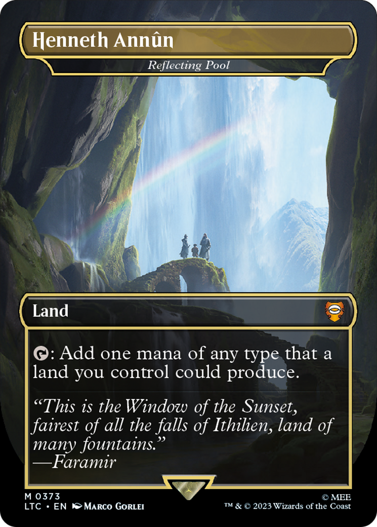 Tales of Middle-earth Commander / Henneth Annûn - (LTC-373) - Henneth Annun - Reflecting Pool (Borderless)