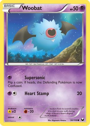 Dark Explorers 050 Woobat - Reverse Holofoil - Common