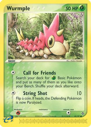 Dragon 081/97 Wurmple - Common