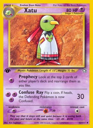 Neo Genesis 052/111 Xatu - Unlimited - Uncommon