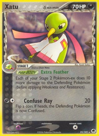 Dragon Frontiers 025/101 Xatu (Delta Species) - Rare