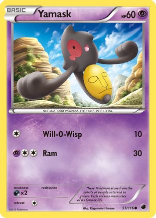 Plasma Freeze 055 Yamask (55) - Reverse Holofoil - Common