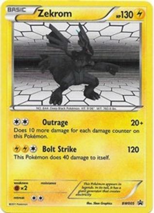 Black and White Promos BW005 Zekrom - Holofoil - Promo