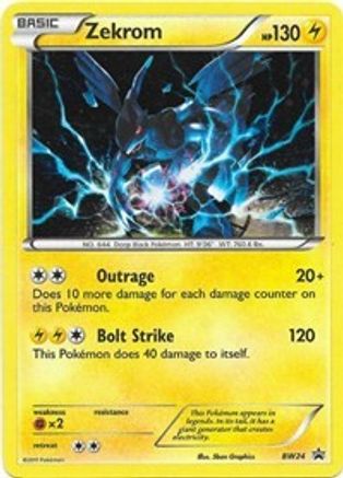 Black and White Promos BW24 Zekrom - Holofoil - Promo