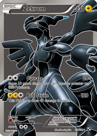 Black and White 114/114 Zekrom (114 Full Art) - Holofoil - Ultra Rare