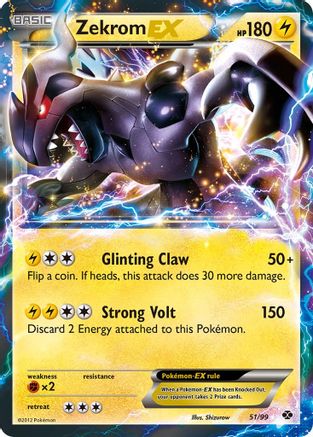 Next Destinies 051 Zekrom EX - Holofoil - Ultra Rare