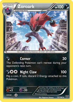 XY Base Set 073/146 Zoroark - Holofoil - Holo Rare