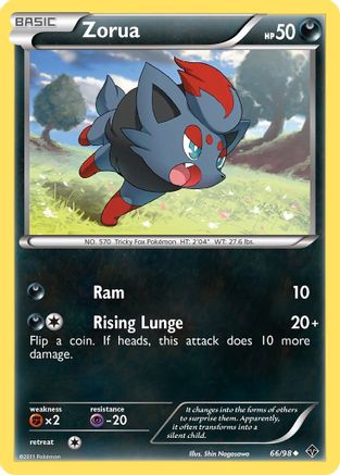 Emerging Powers 066 Zorua - Reverse Holofoil - Common