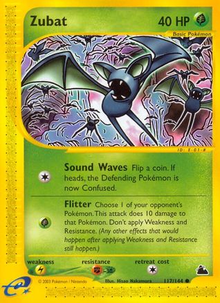 Skyridge 117 Zubat (117) - Common