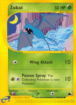 Skyridge 118 Zubat (118) - Common