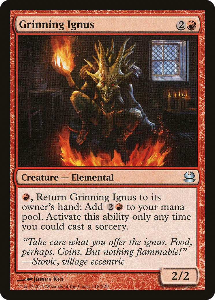Modern Masters - (MMA-118) - Grinning Ignus