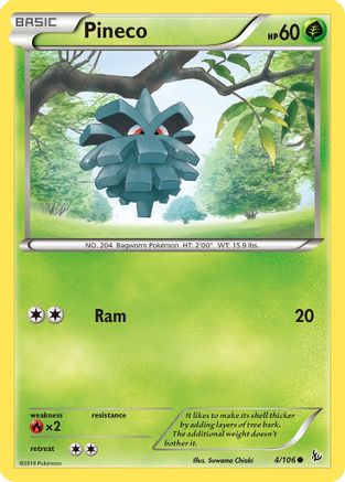 XY Flashfire 004 Pineco - Common
