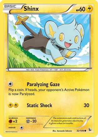 XY Flashfire 032/106 Shinx - Reverse Holofoil - Common