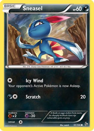 XY Flashfire 051 Sneasel (51) - Common