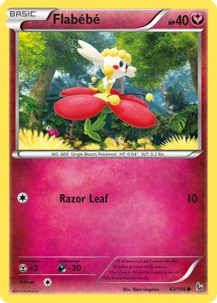 XY Flashfire 063 Flabebe (63) - Common