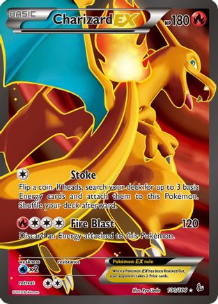 XY Flashfire 100/106 Charizard EX (100 Full Art) - Holofoil - Ultra Rare