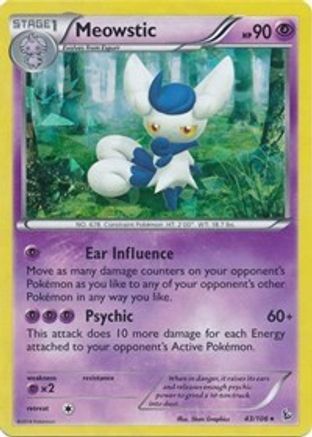Deck Exclusives 043/106 Meowstic - Holofoil - Holo Rare