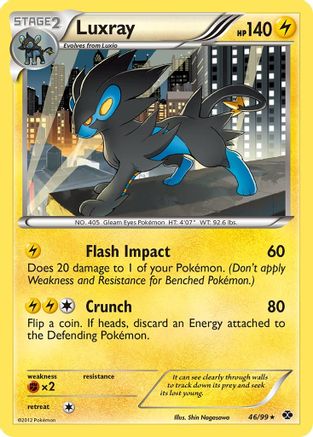 Next Destinies 046 Luxray - Reverse Holofoil - Holo Rare