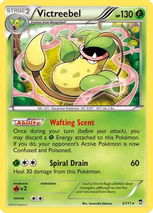 XY Furious Fists 003/111 Victreebel - Holofoil - Holo Rare