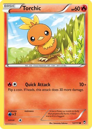 XY Furious Fists 012/111 Torchic - Common